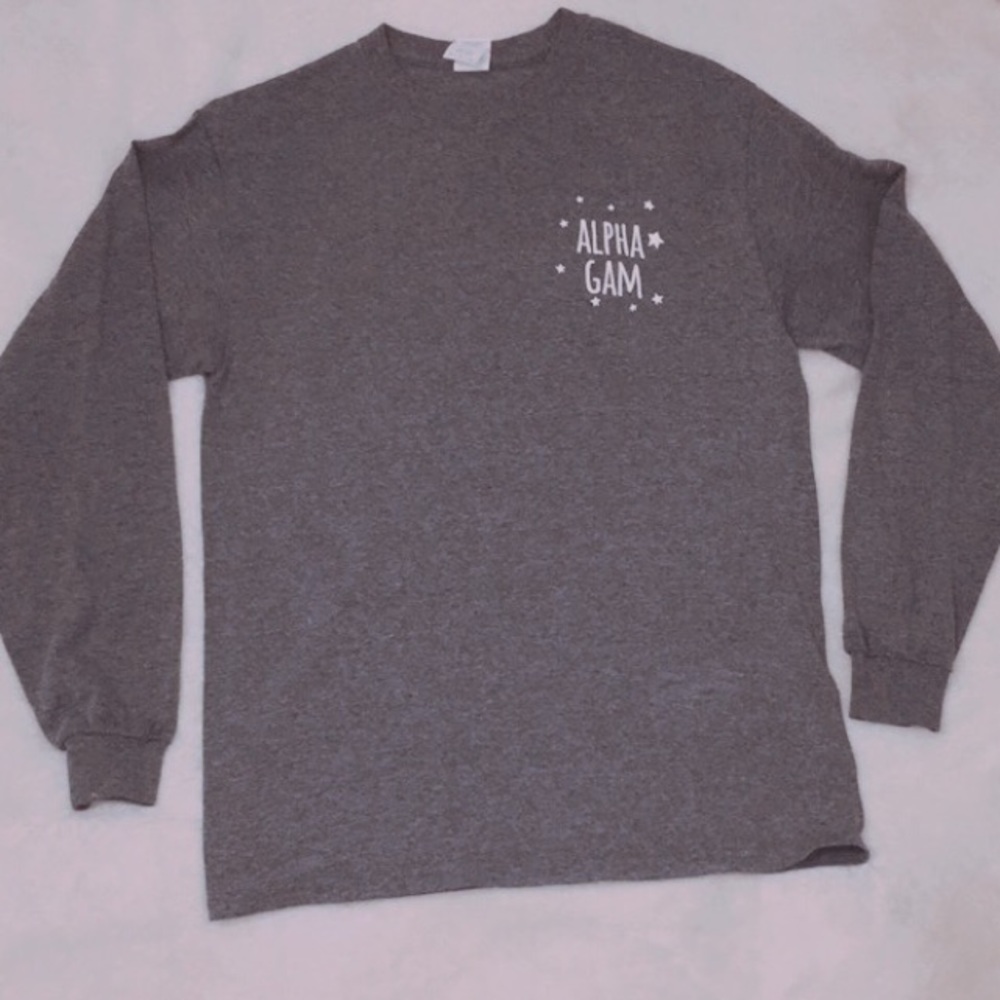 Alpha Gamma Delta Space Long Sleeve Shirt